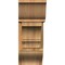 Ekena Millwork Balboa Traditional Rough Sawn Bracket w/ Offset Brace, Western Red Cedar, 8"W x 20"D x 20"H BKT0806X20X20BOA01RWR - alternate 4